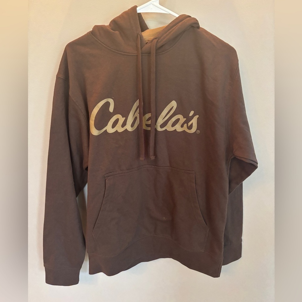 Cabela's Brown Hoodie, adult size small
